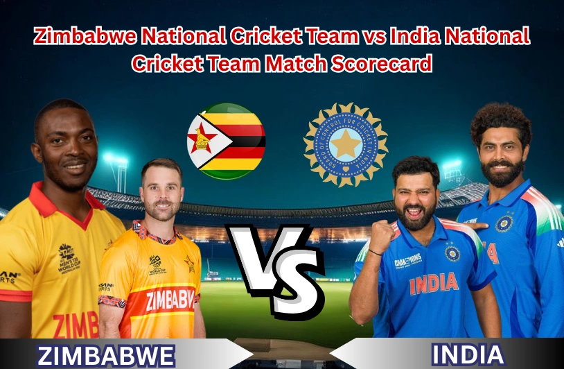 Zimbabwe National Cricket Team vs India National Cricket Team Match Scorecard Zimbabwe National Cricket Team vs India National Cricket Team Match Scorecard